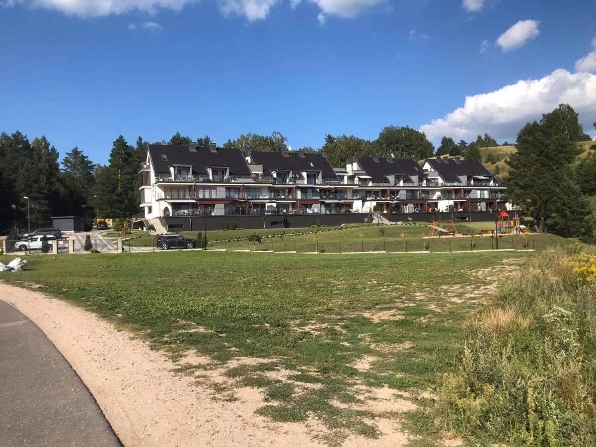 Mazury Lake View & Ski Appartment Mragowo Bagian luar foto