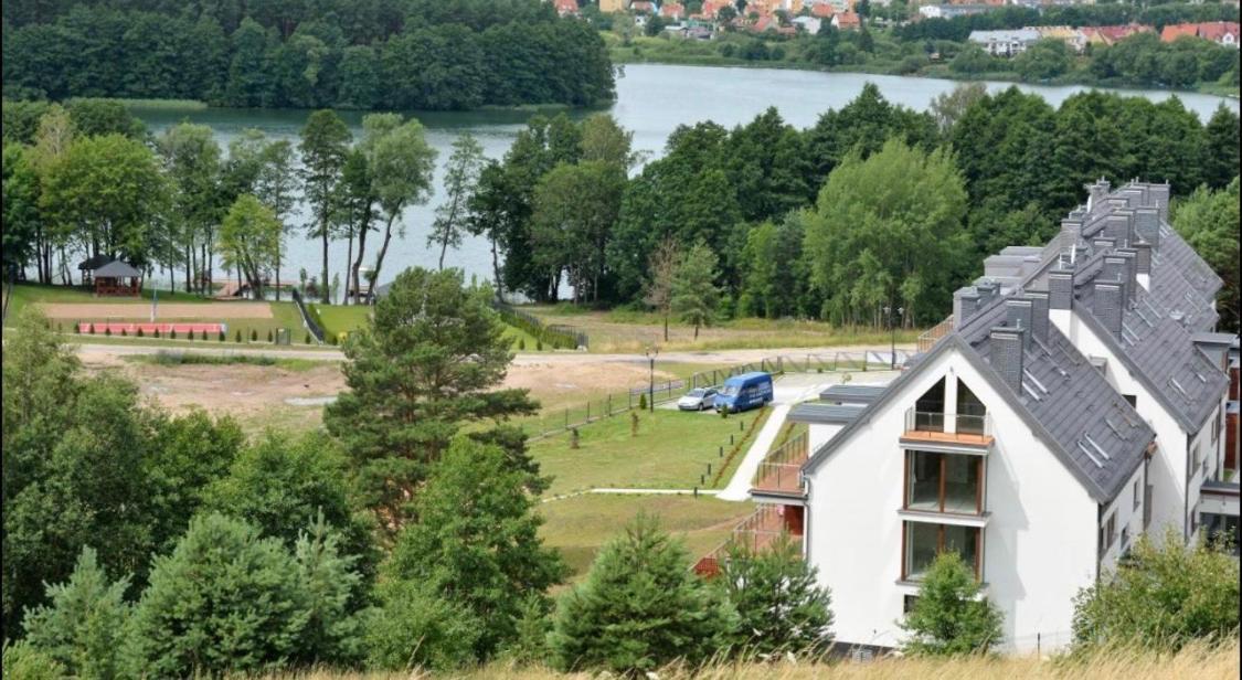 Mazury Lake View & Ski Appartment Mragowo Bagian luar foto
