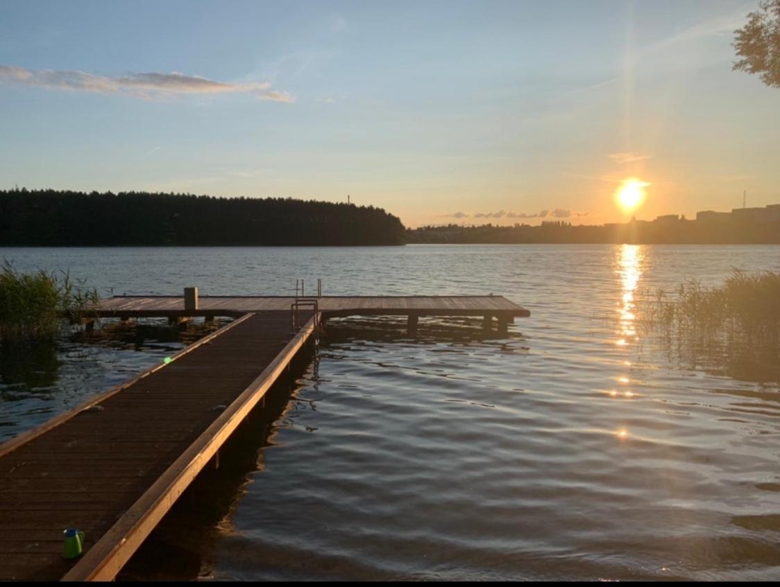 Mazury Lake View & Ski Appartment Mragowo Bagian luar foto