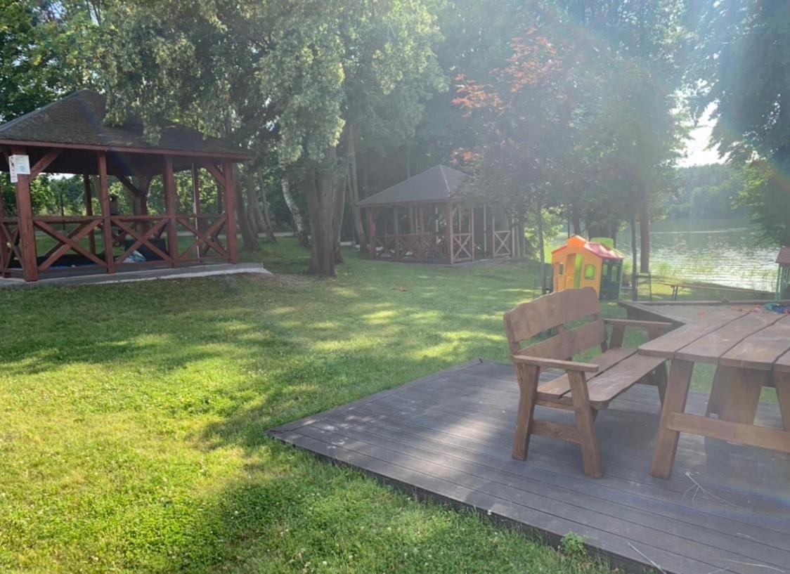 Mazury Lake View & Ski Appartment Mragowo Bagian luar foto