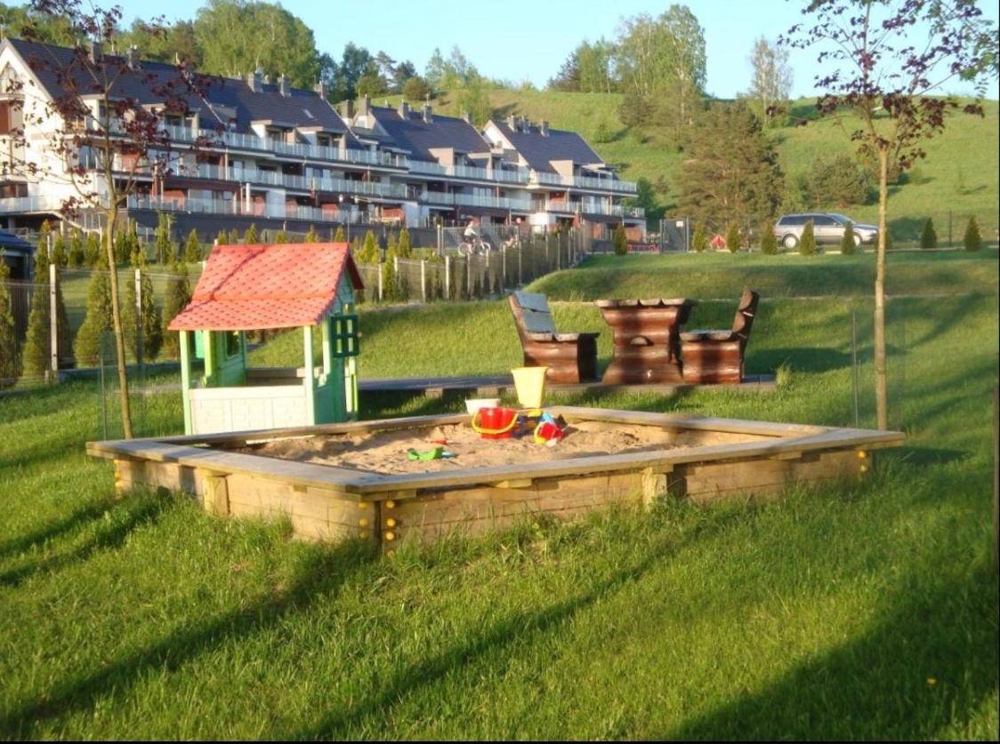 Mazury Lake View & Ski Appartment Mragowo Bagian luar foto